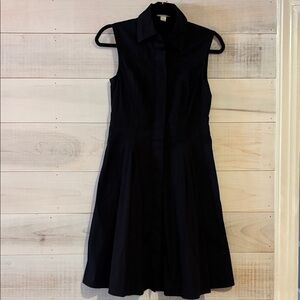 LOFT Black Sleeveless Mini Dress